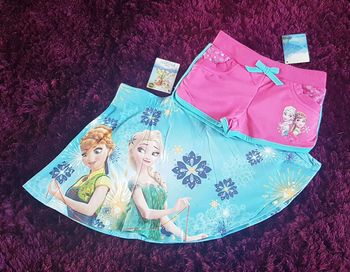 ensemble jupe short la reine des neiges disney