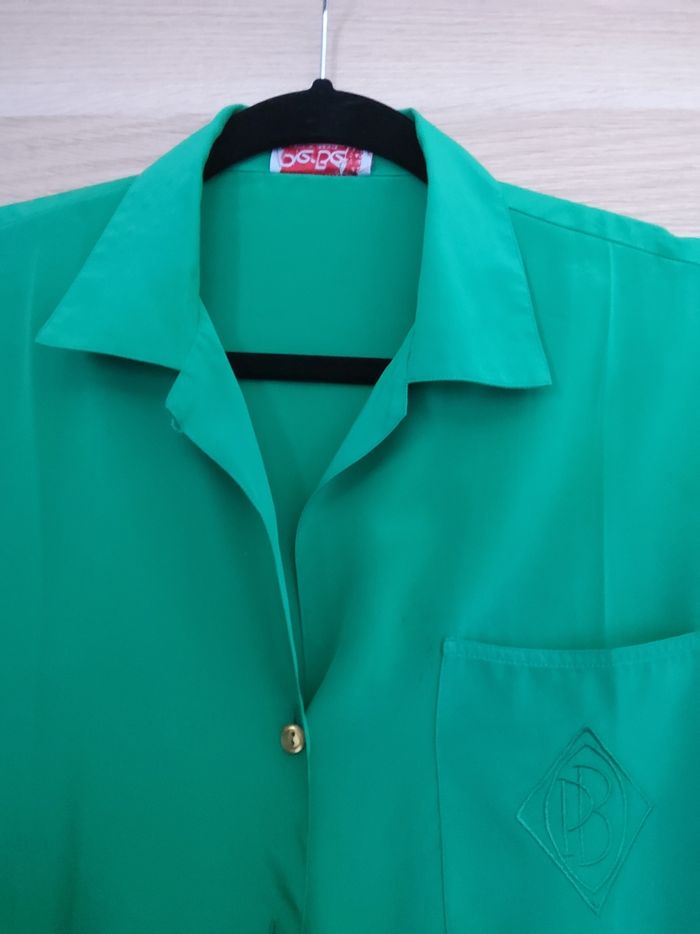 Chemisier vert pierre taille 42 - photo numéro 2