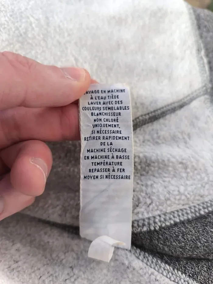 Sweat zippé homme taille XL Ralph Lauren gris logo noir - photo numéro 18