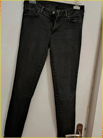 Jeans Massimo Dutti noir Skinny fit 38
