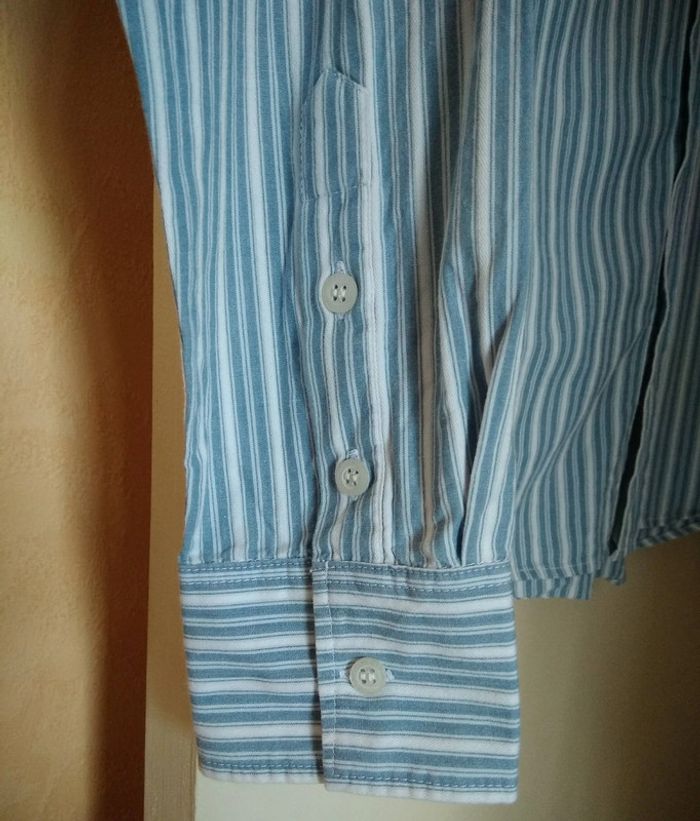 Chemise rayée manches longues - photo numéro 5