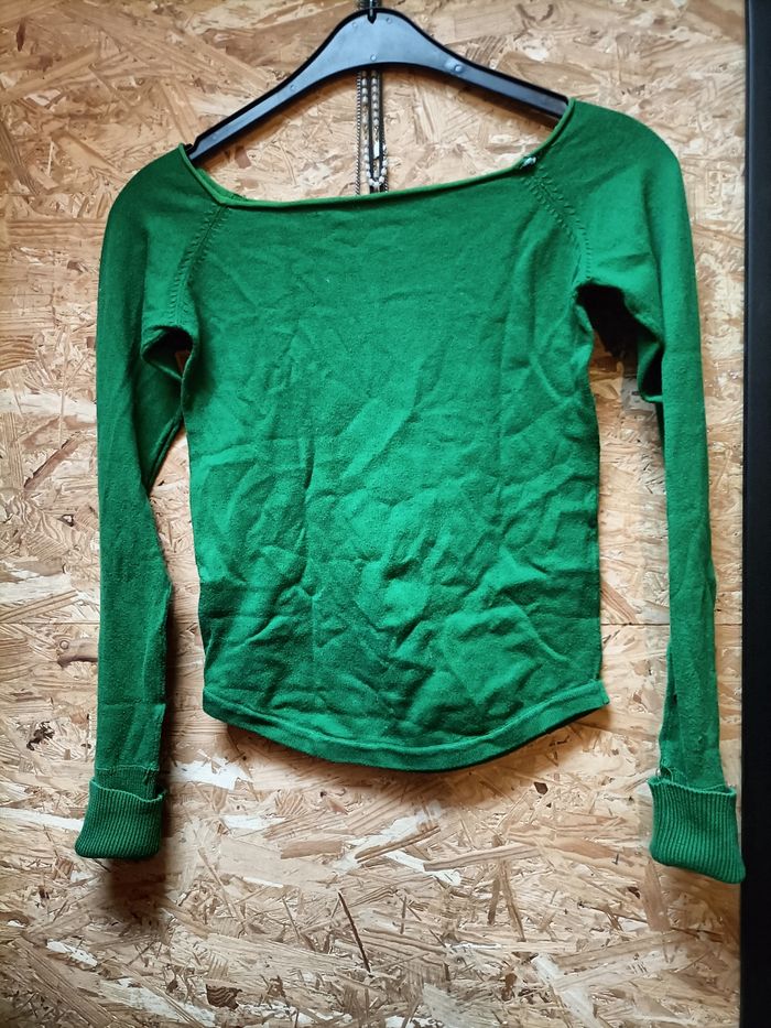 Pull vert - photo numéro 2