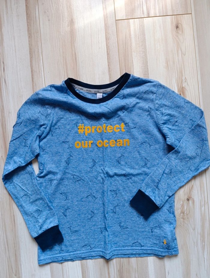 Tee shirt haut pyjama 10 ans - photo numéro 2