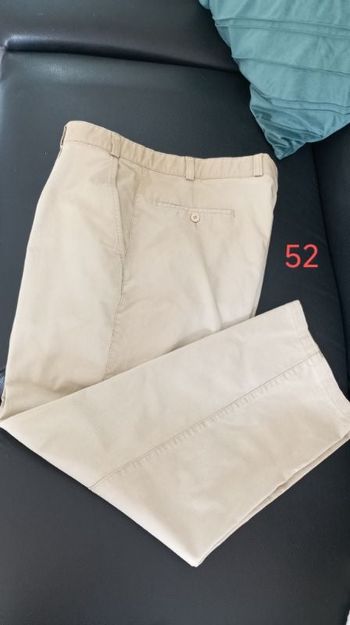 Pantalon comfort coton homme 52