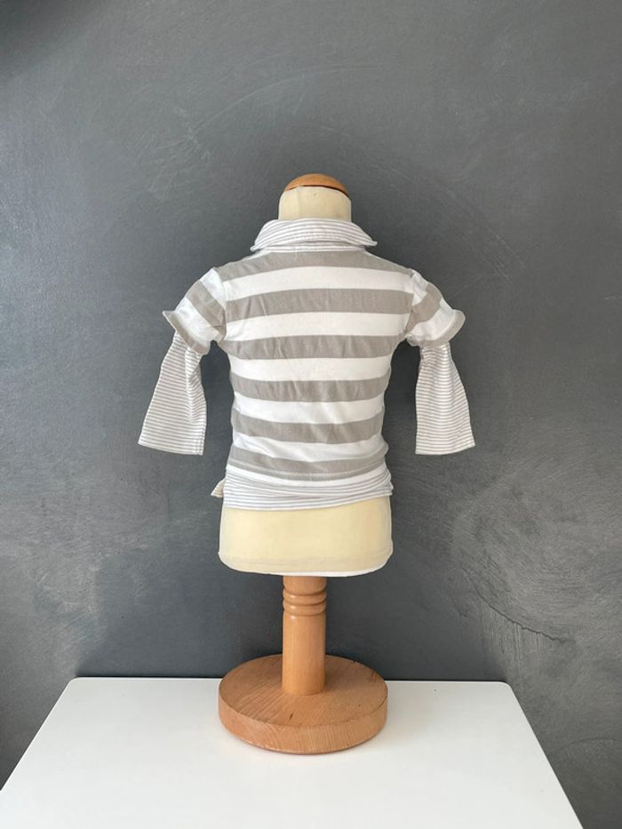 Polo gris kitchoun bébé - photo numéro 2