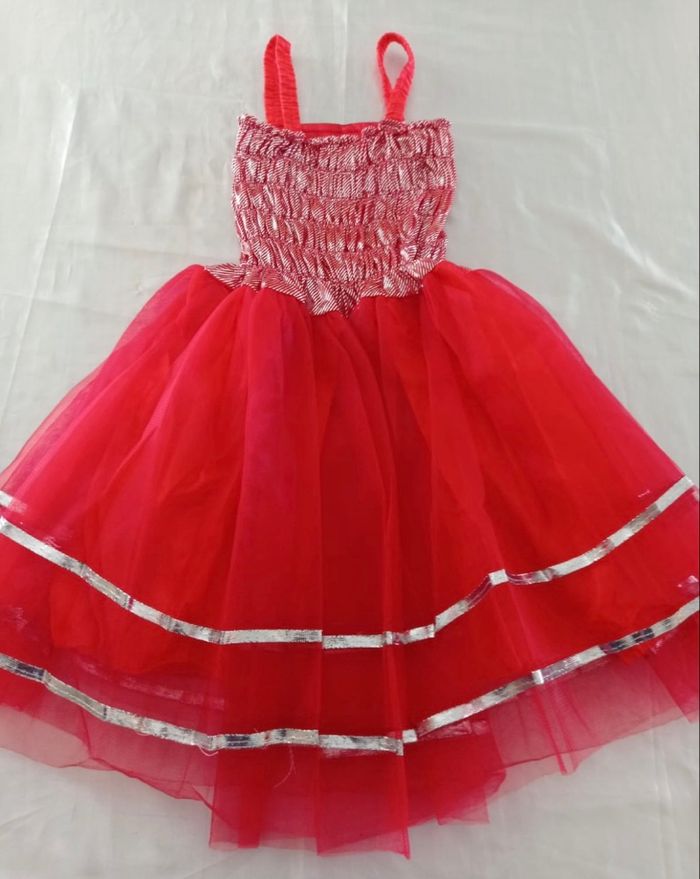 Déguisement robe princesse aile de papillon rouge 4 ans - photo numéro 3