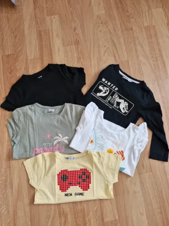 Lot maillot 5/6 ans