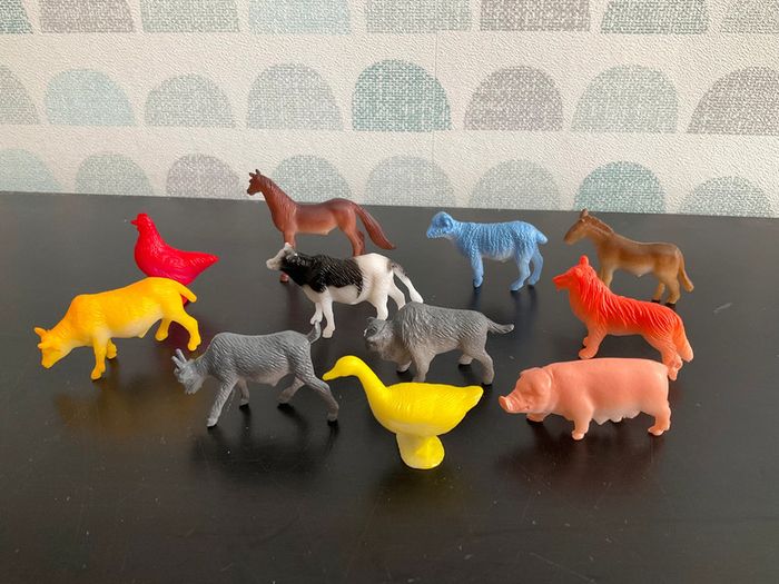 Figurines Animaux de la ferme - en plastique - photo numéro 6