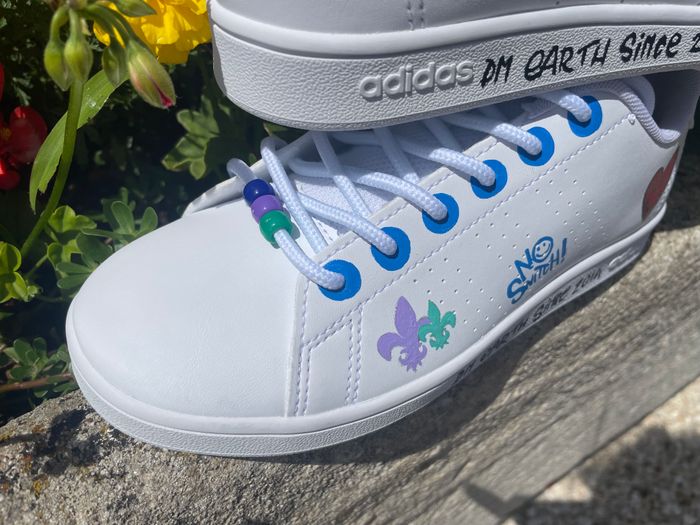 Basket Customisées Graffiti - photo numéro 3