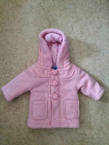 Manteau chaud rose