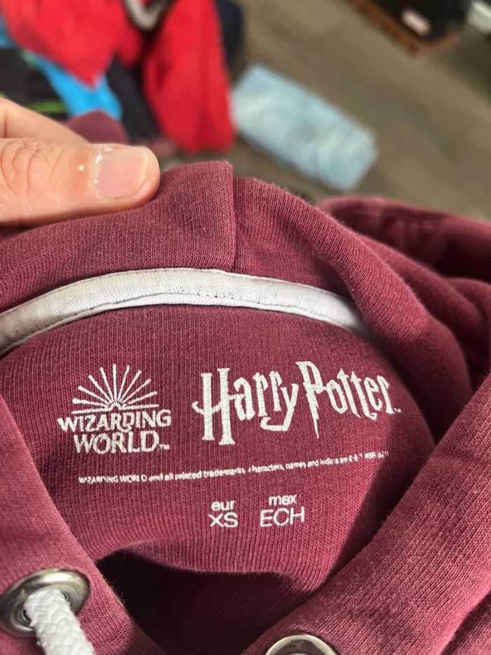 Sweat Capuche Harry Potter gryffondor - photo numéro 3