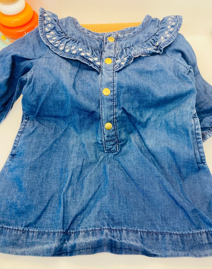 Robe en jean bébé 3 mois - photo numéro 2