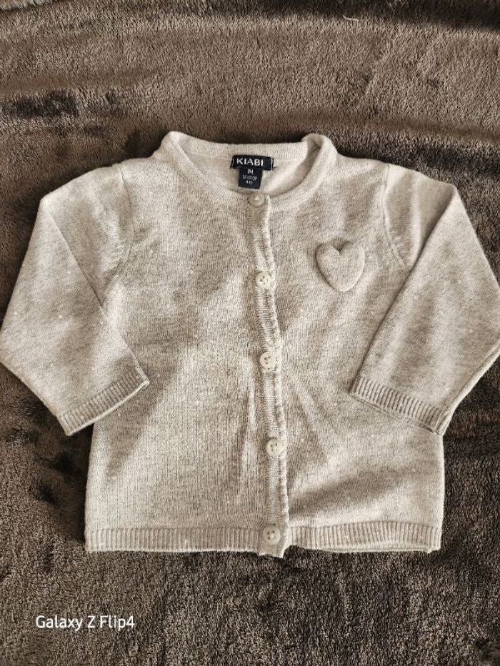 Gilet fille 1 mois