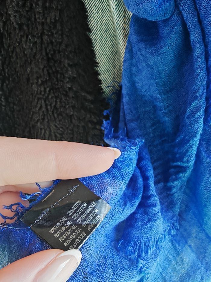 Écharpe - Bleu - photo numéro 2