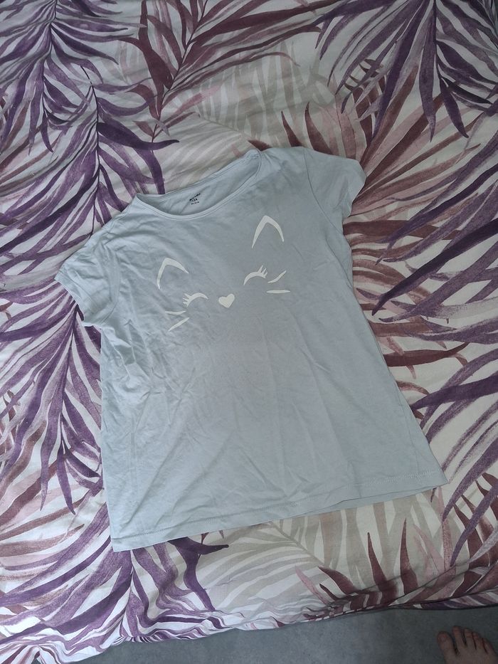 T-shirt chat - photo numéro 1