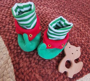 Chaussons lutin bébé mixte