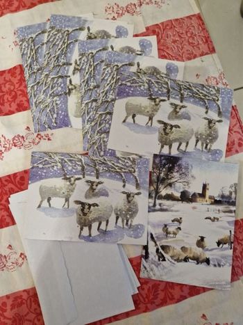 Lot de cartes de vœux en anglais