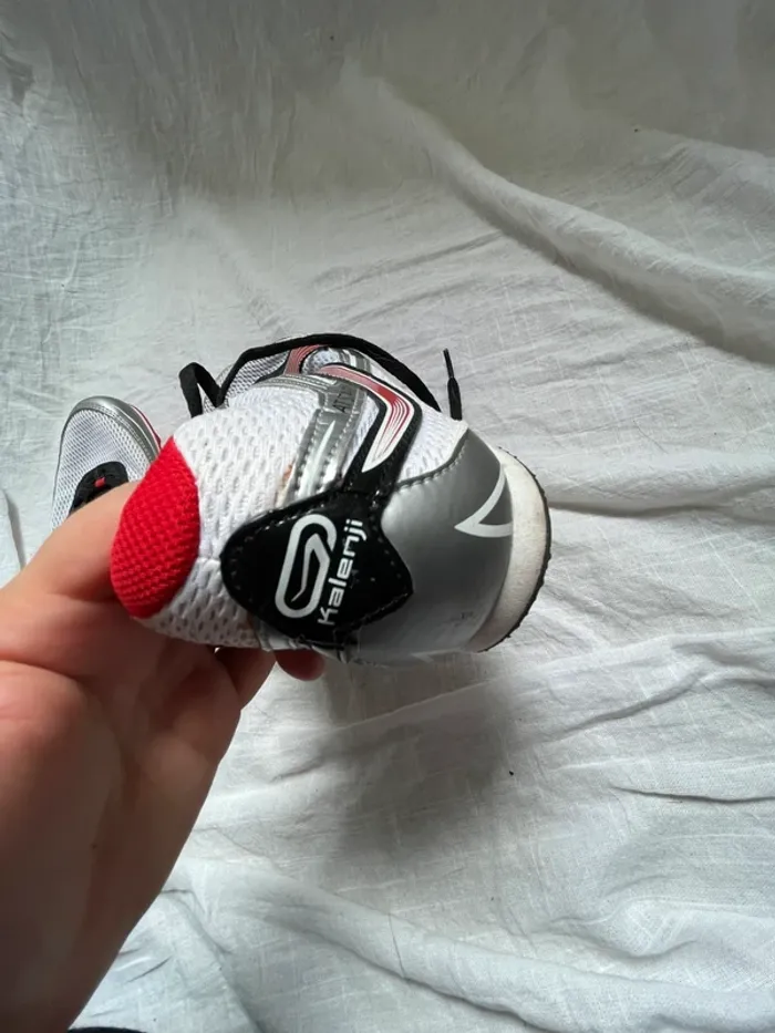 Pointes de course Kalenji AT Start – Taille 45 – Noir / Rouge / Blanc – Excellent état - photo numéro 7