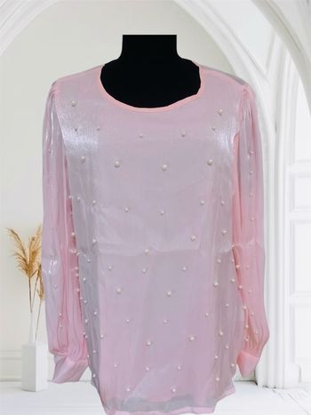Blouse élégante avec de perles 🌷