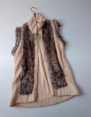 Gilet beige sans manche 42/44