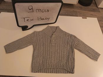 Pull garçon 9 mois Tex Baby 