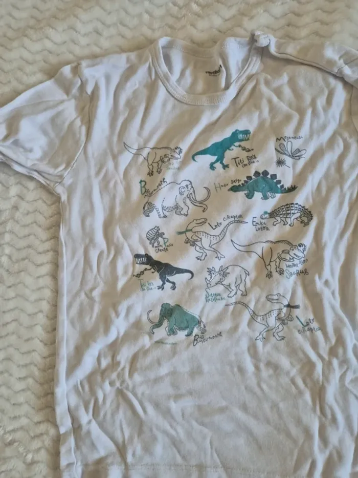 Lot de 3 maillots de corps 10 ans dinosaures - photo numéro 5