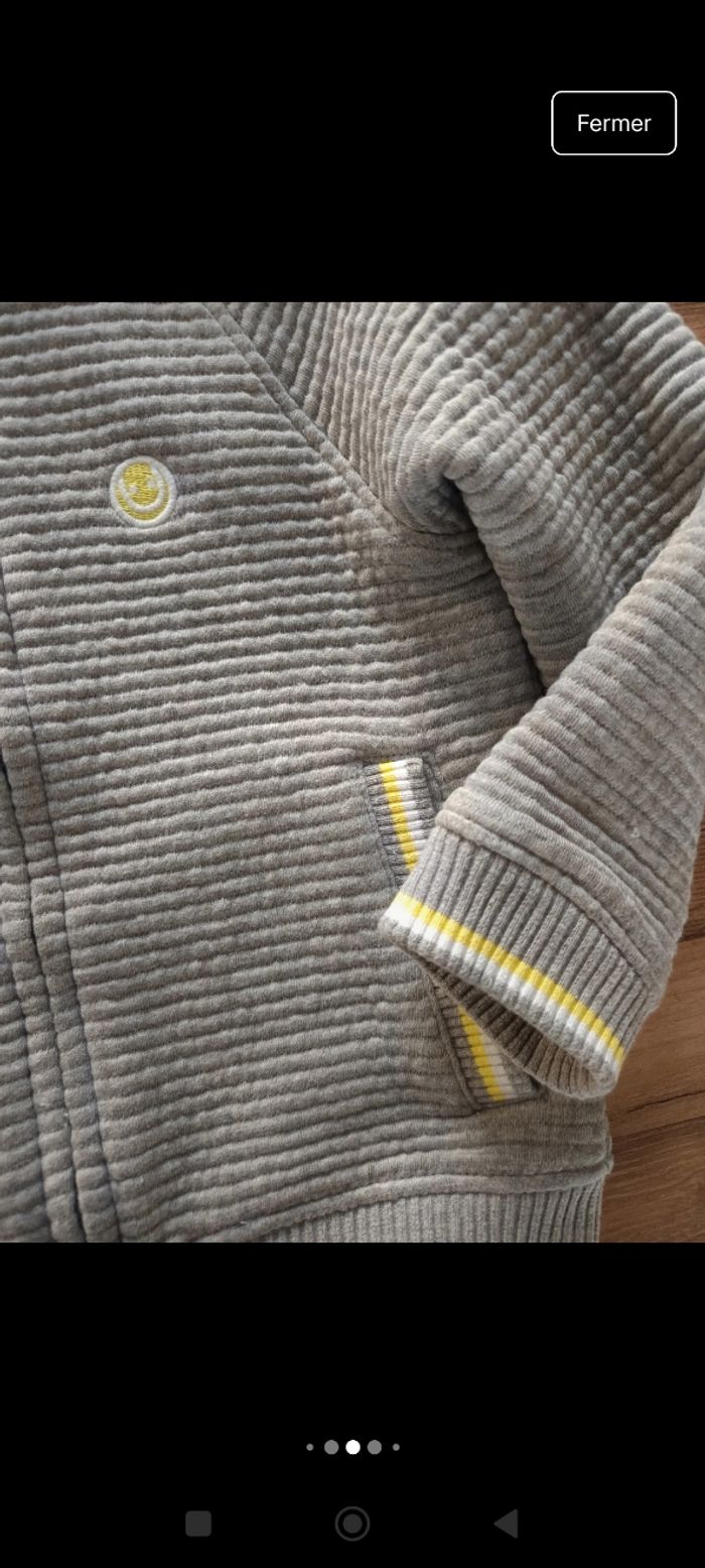 Gilet sergent major gris 4 ans - photo numéro 4