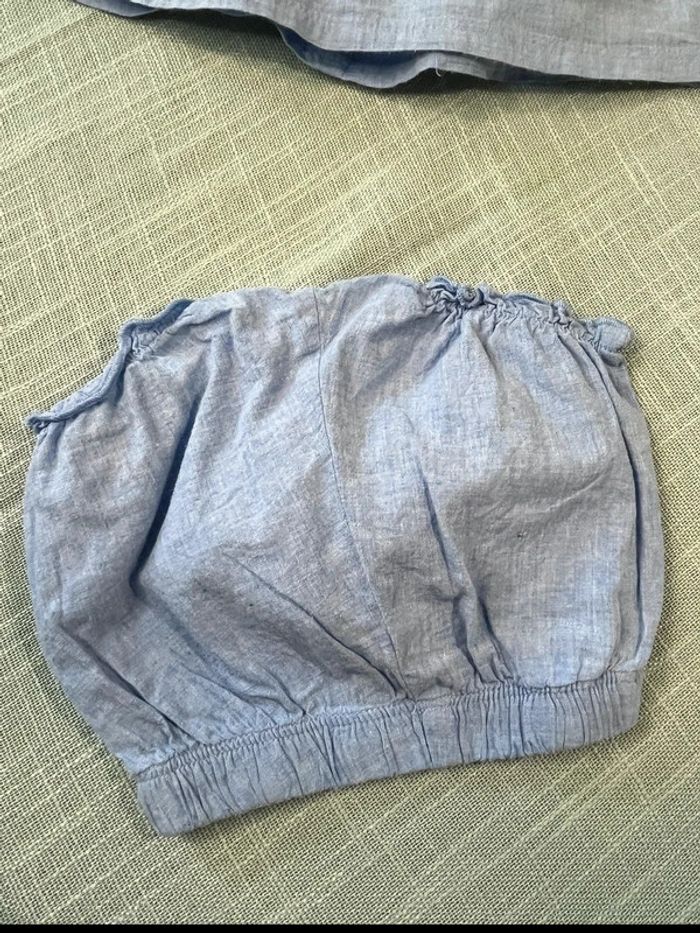 Robe et bloomer 1-2 mois 56 cm h&m - photo numéro 4