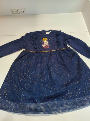 Robe Minnie mouse jupon bleu marine