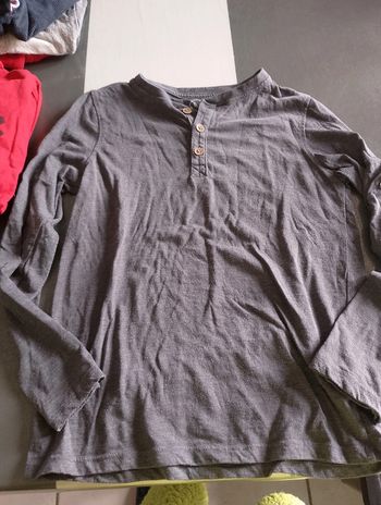 T-shirt manche longue 9 10 ans tex
