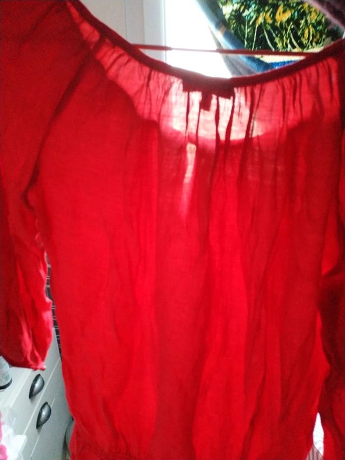 Tunique blouse manches 3/4 grain de malice 36 - photo numéro 3