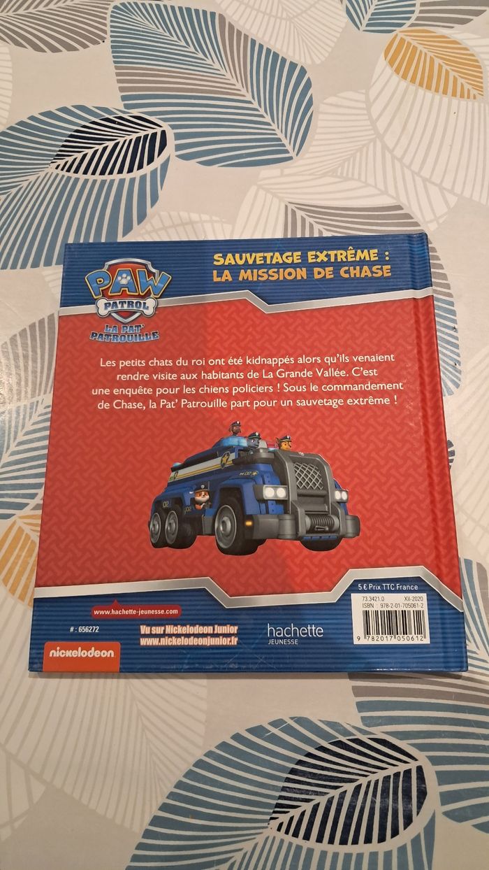 Livre pat patrouille : sauvetage extrême la mission de chase - photo numéro 2