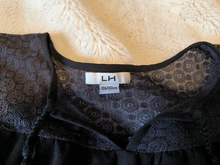 Blouse noir fluide 12 ans - photo numéro 5