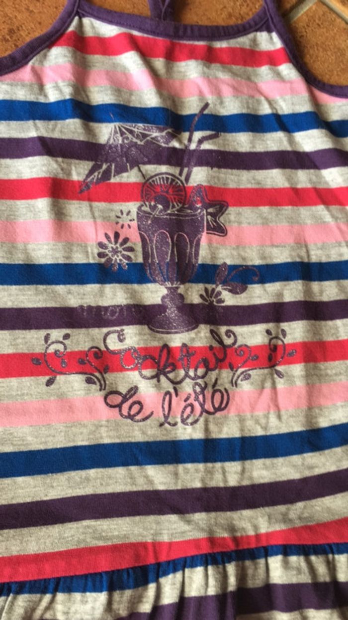 Robe d été sergent major 6 ans avec foulard à sorti taille unique - photo numéro 4