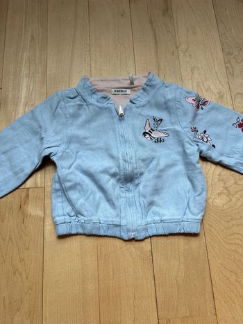 Veste ikks Oiseau brodé 18 mois