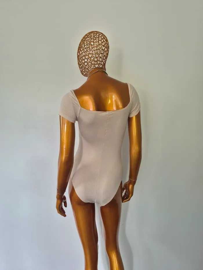 Body Beige Femme Taille M/38 - photo numéro 2