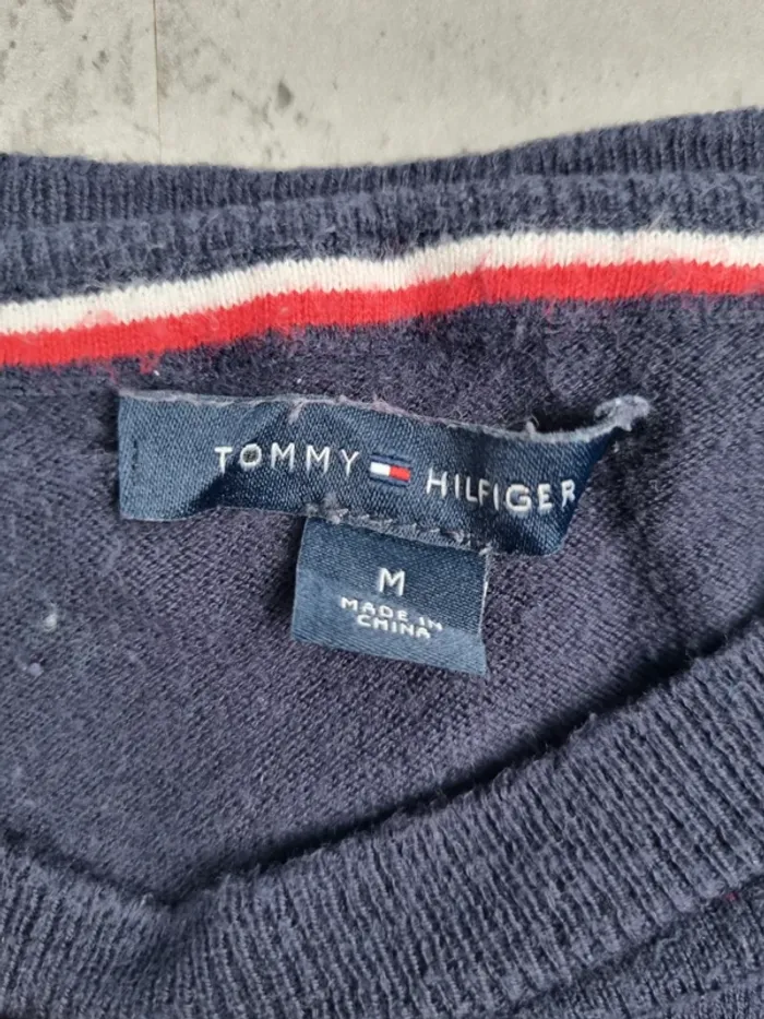 Sweat bleu marine Tommy Hilfiger – Taille M Femme - photo numéro 5