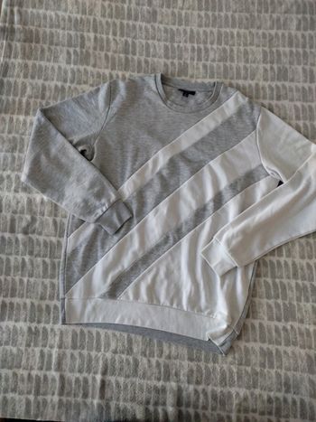 Sweat gris blanc Smog taille 40 L