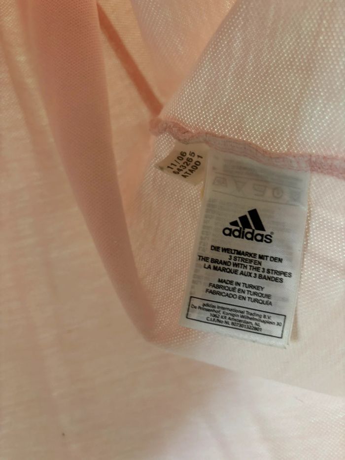 Polo Adidas rose vintage – Taille 2XL - photo numéro 4