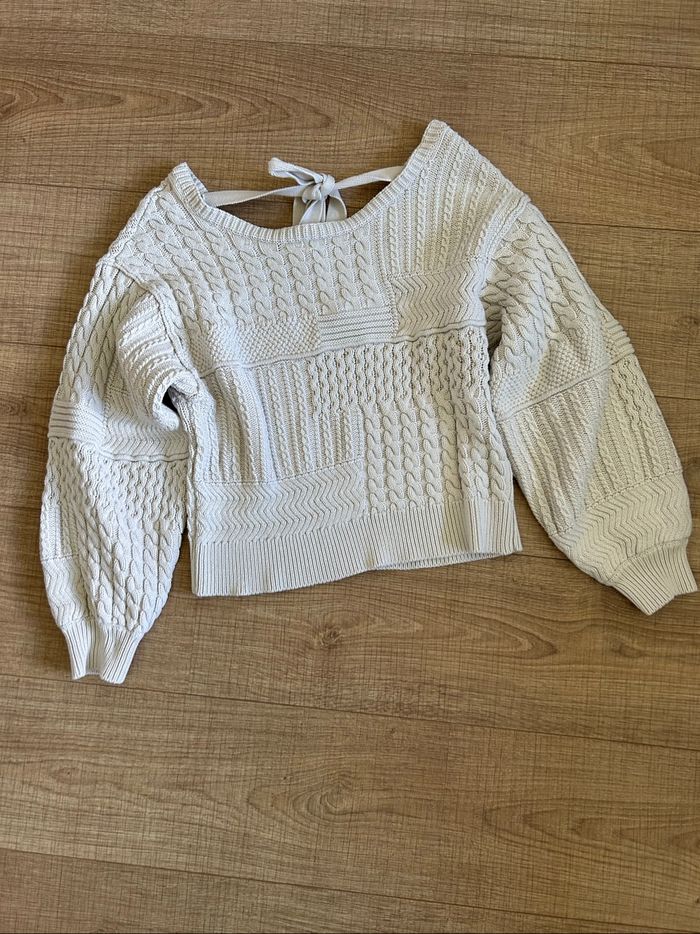 Pull beige à manches longues NA-KD taille S TBE - photo numéro 7