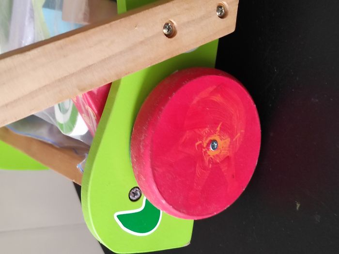 🧸 Chariot et cube en bois pour bébé – Très bon état - photo numéro 3