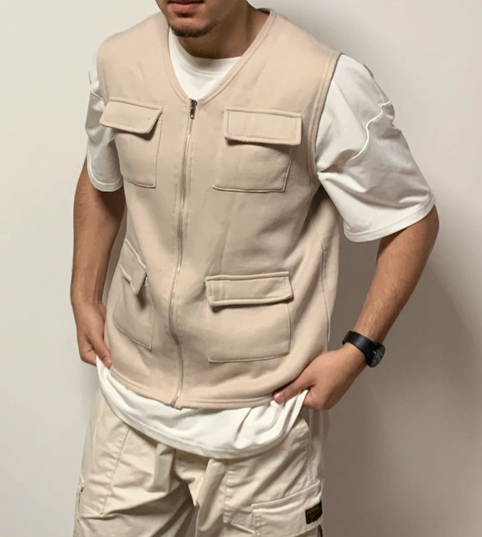 Gilet Beige boohooman - photo numéro 2