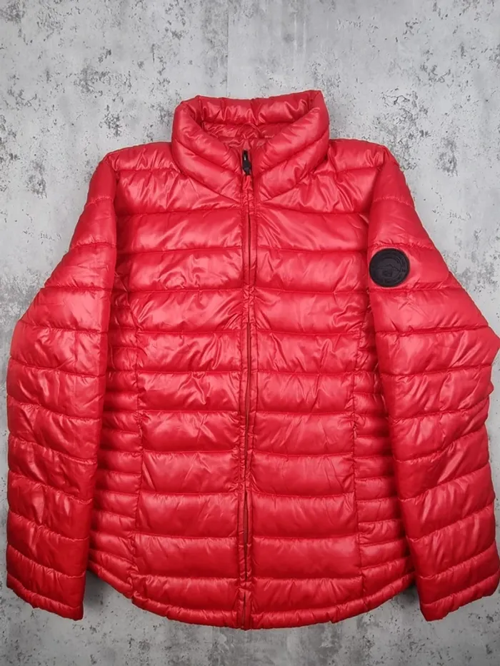 Doudoune Geographical Norway rouge XXL Femme (mesures en photos)