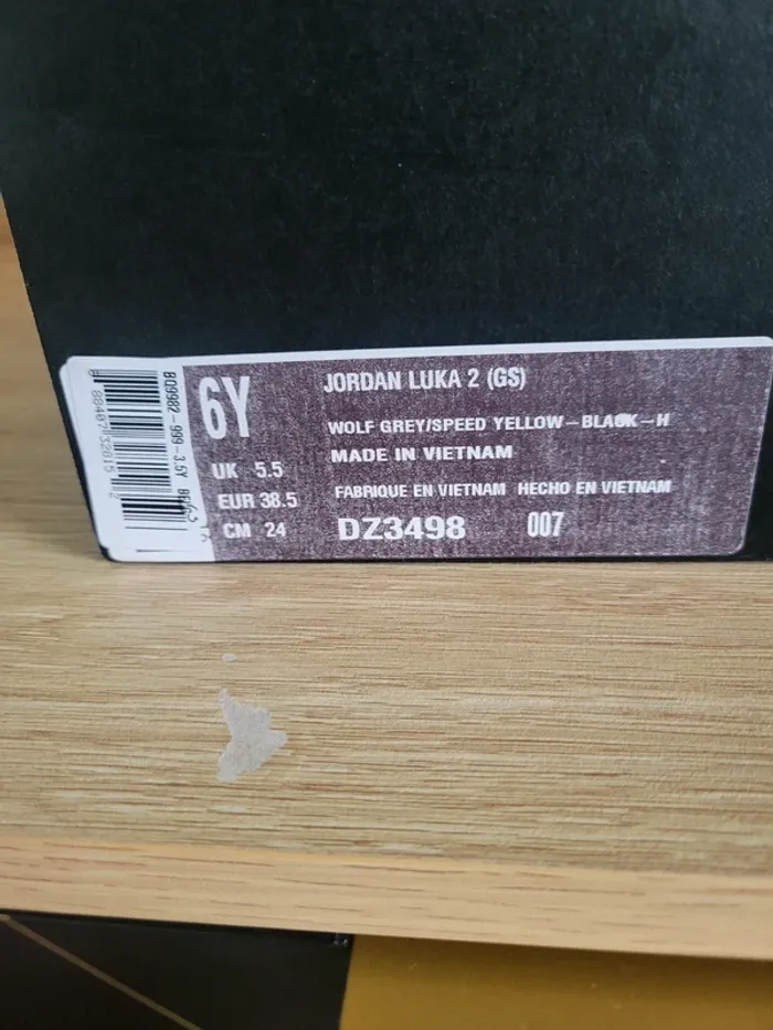 Jordan Luka2 GS T38,5 100% Authentique - photo numéro 11