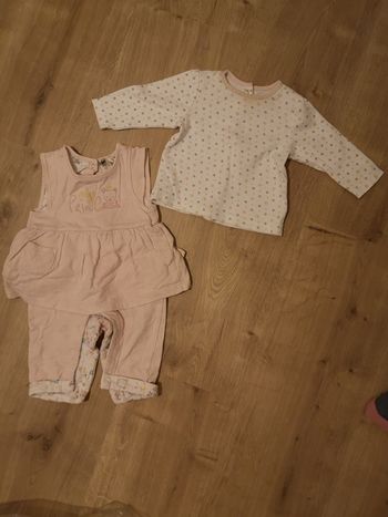 Ensemble bébé fille 3 mois