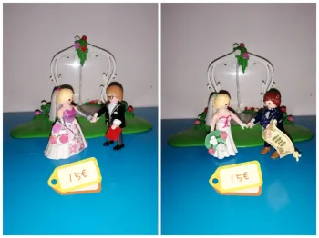 Thème* personnage & végétation / mariés