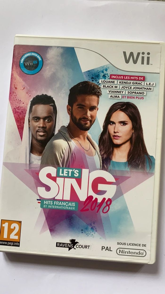 let’s sing 2018 wii
