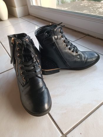 Bottines à strass fille T 34