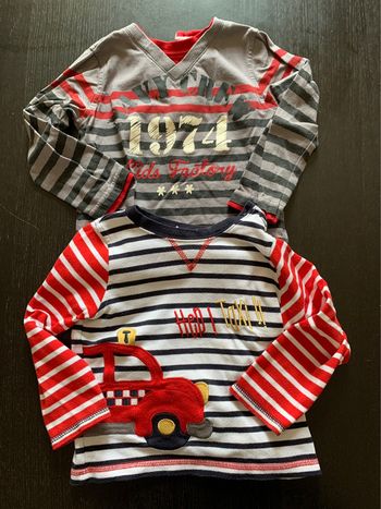 Lot de 2 pulls légers 2 ans