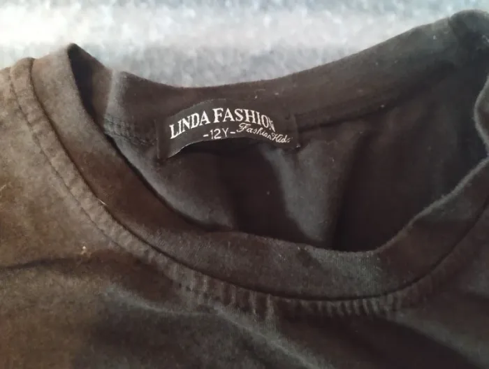 T-shirt manches courtes 12 ans linda fashion - photo numéro 2